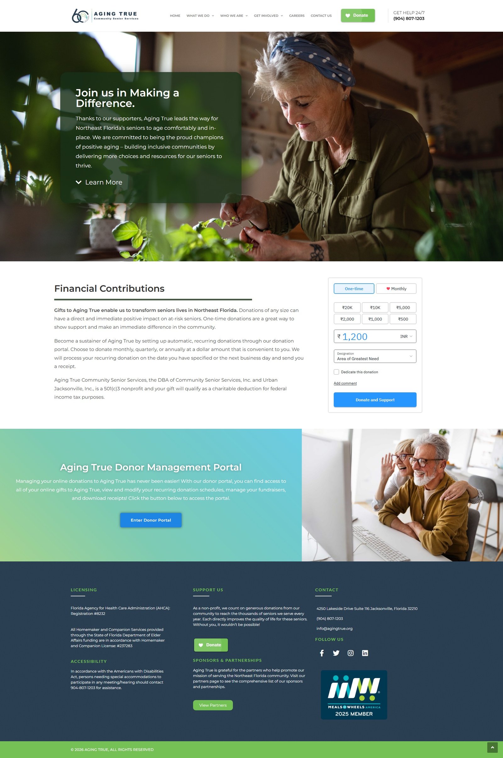 Donatation Page