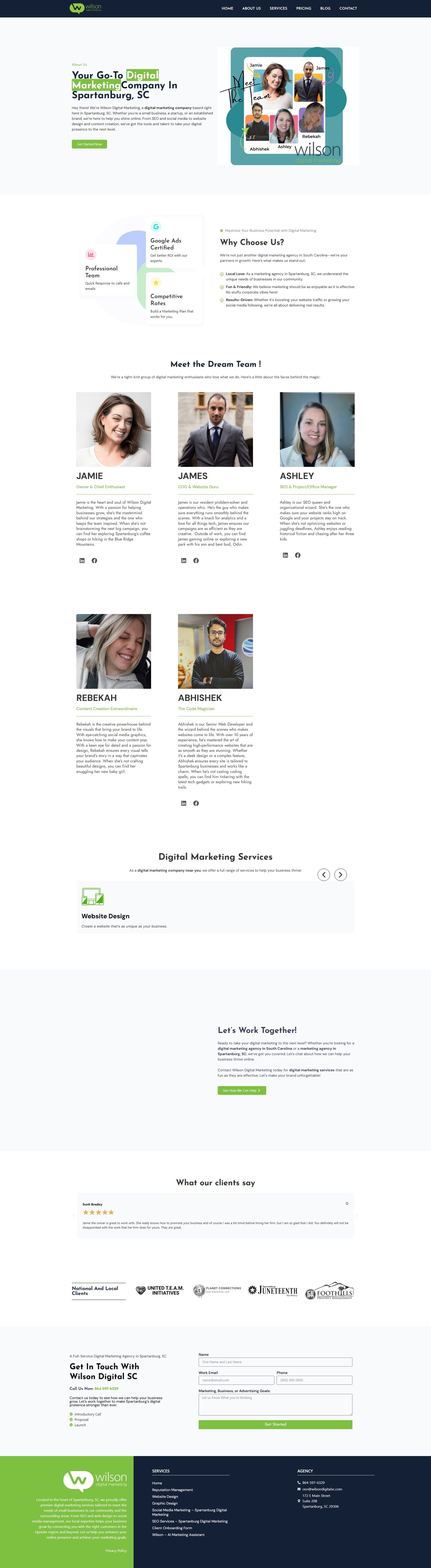 About Us Page