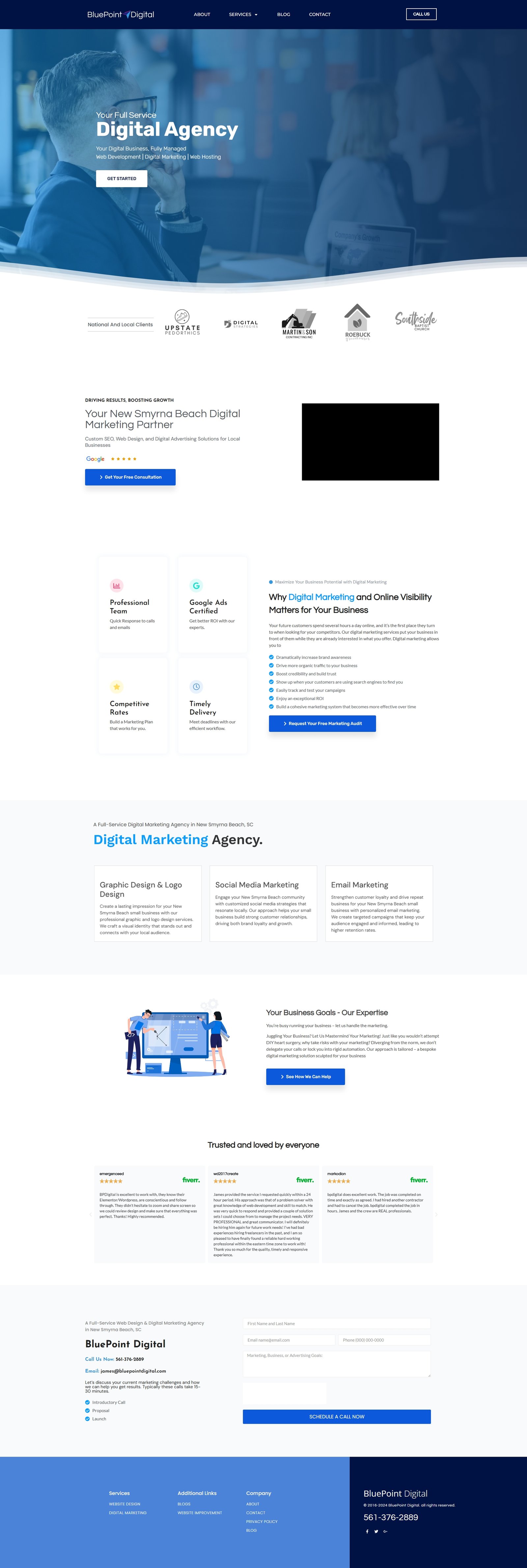 BluePoint Digital Homepage