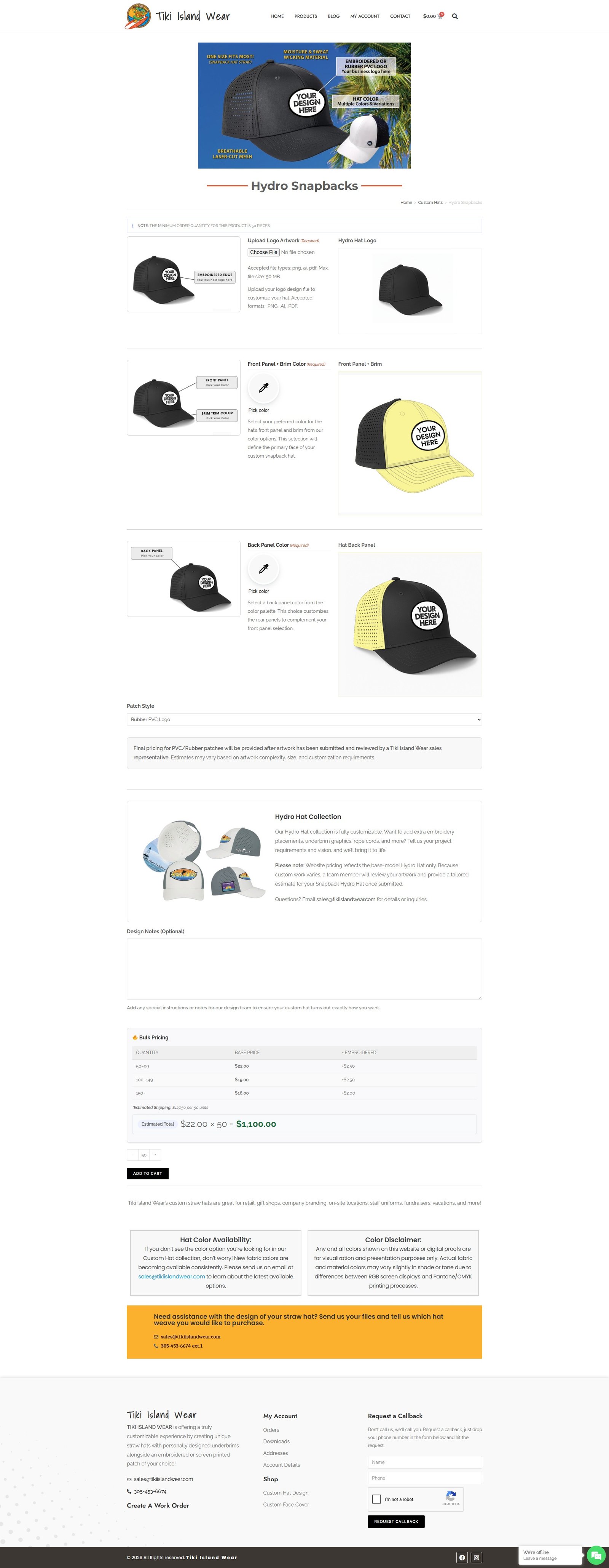 Single Product Page