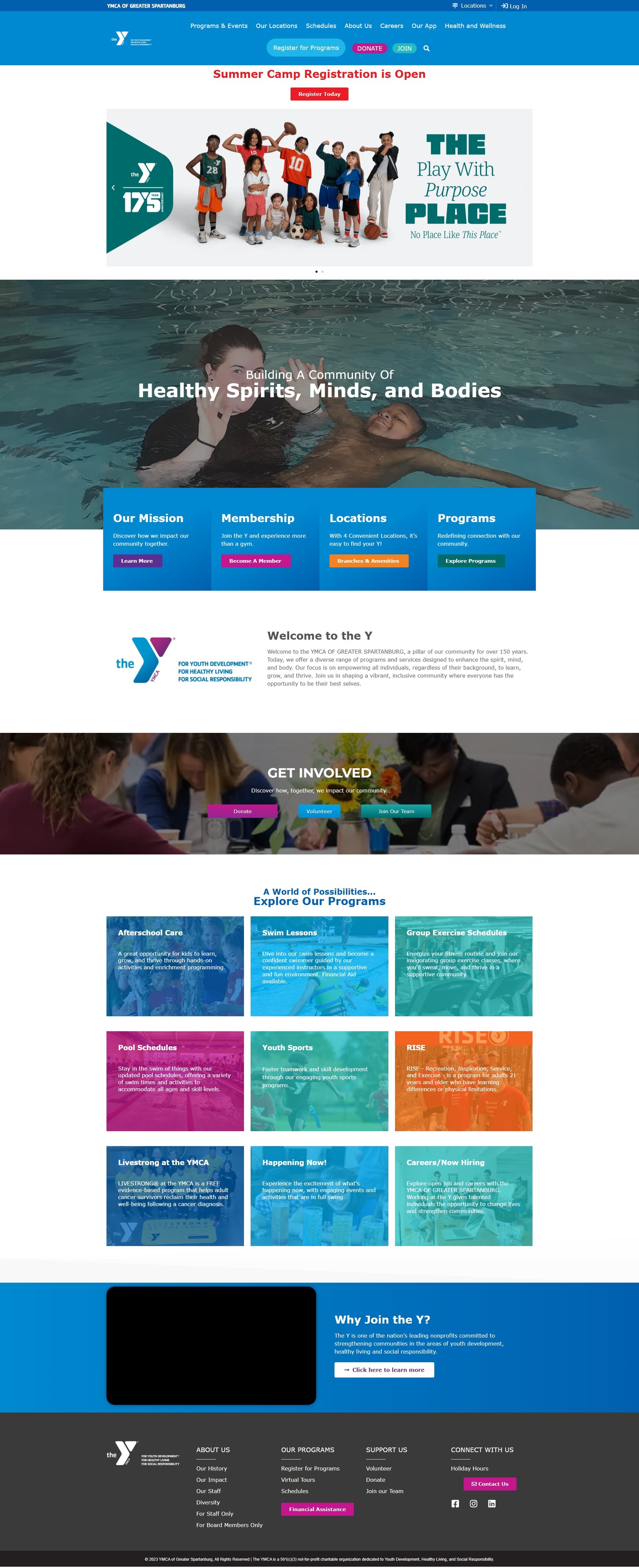 YMCA of Greater Spartanburg's Homepage