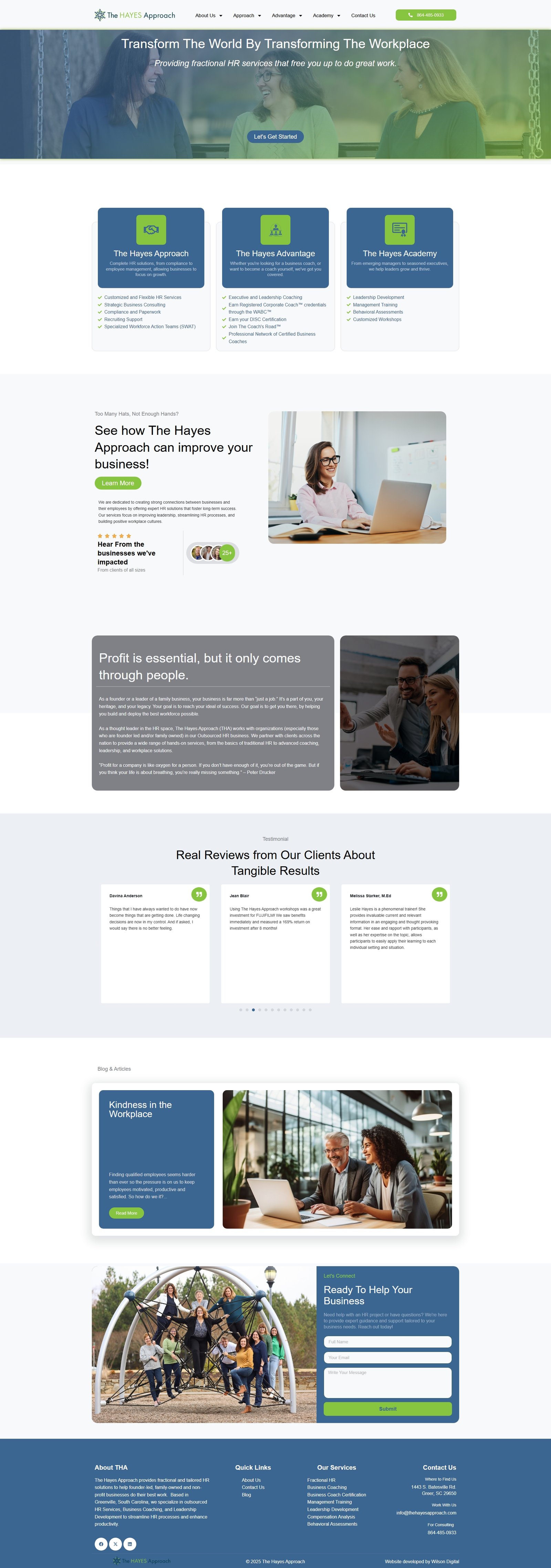 The Hayes Approach's Homepage