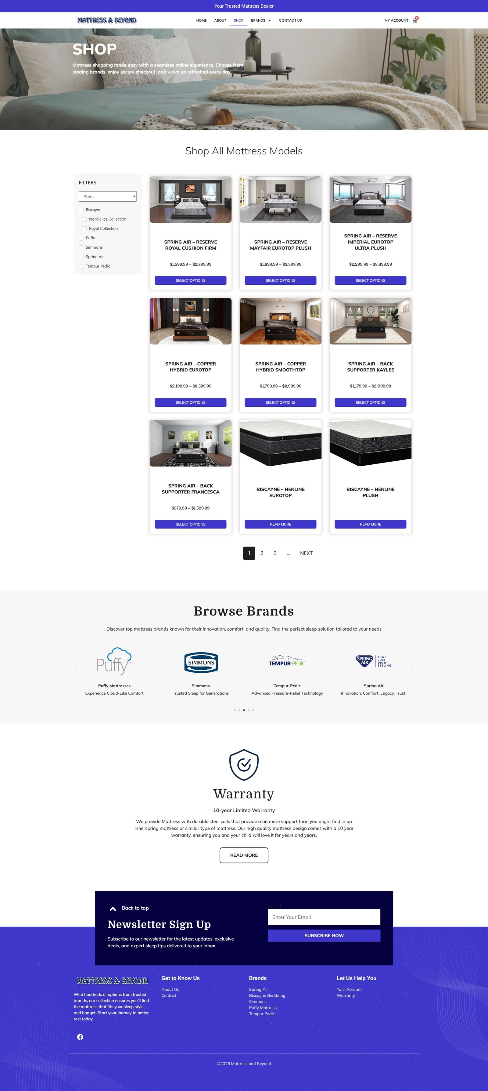 Shop Page